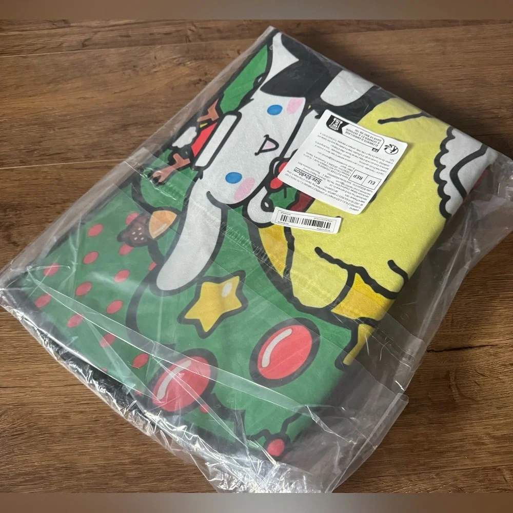 SANRIO-NWT Lightweight Holiday Themed Character Welcome Mat